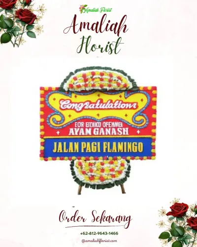 Bunga Papan Congratulation di Jenggolo